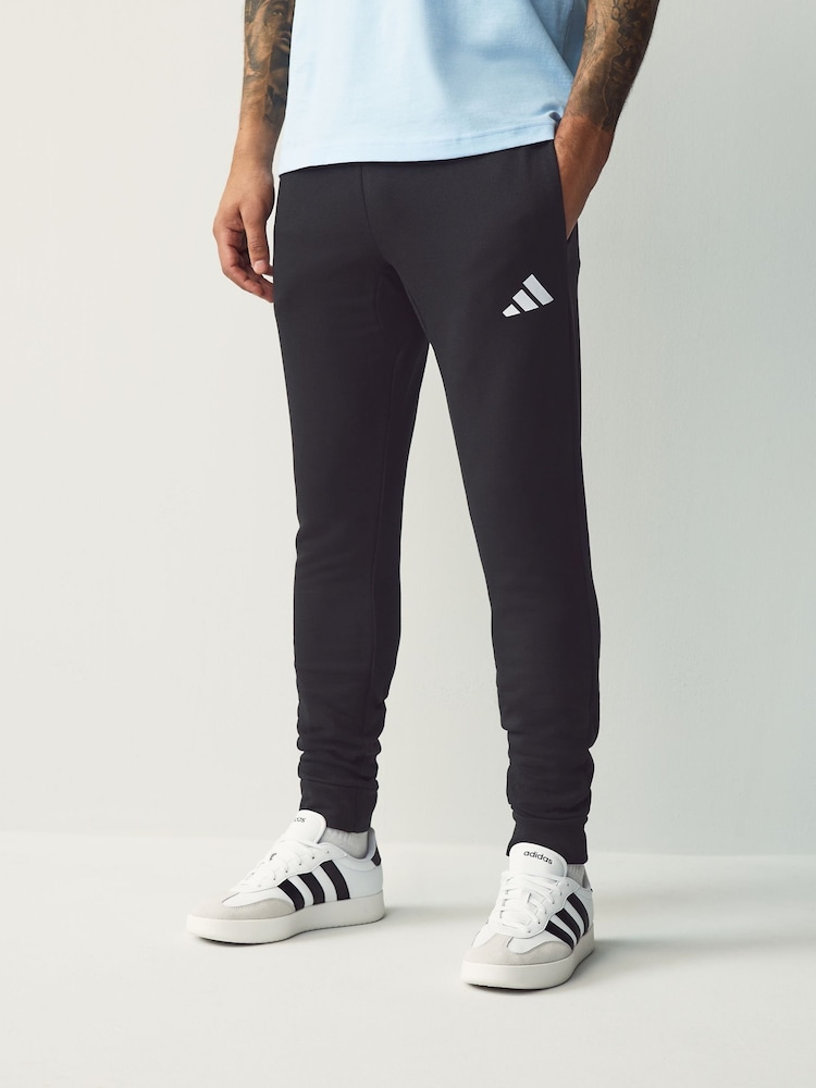 adidas Black Essentials Feelcozy Fleece Joggers - Image 1 of 5