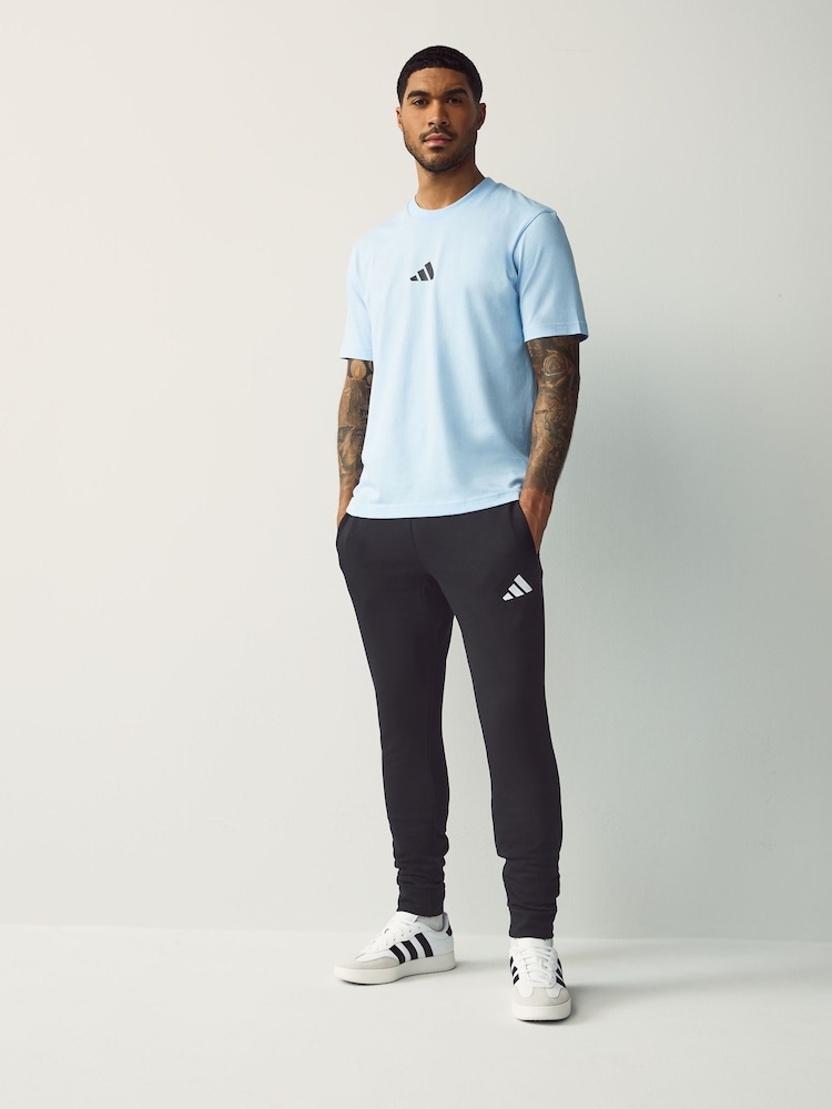 adidas Black Essentials Feelcozy Fleece Joggers - Image 2 of 5