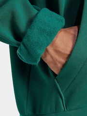adidas Green Essentials Feelcozy Fleece Hoodie - Image 5 of 6