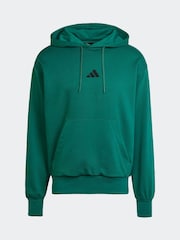 adidas Green Essentials Feelcozy Fleece Hoodie - Image 6 of 6