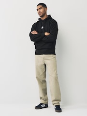 adidas Black Essentials Feelcozy Fleece Hoodie - Image 2 of 4