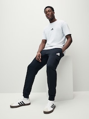 adidas Black Essentials Feelcosy Fleece Cargo Joggers - Image 2 of 5