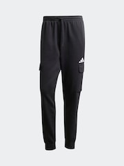 adidas Black Essentials Feelcosy Fleece Cargo Joggers - Image 5 of 5