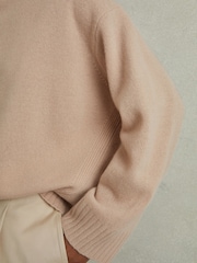 Reiss Mink Elena Wool-Cashmere Crew Neck Jumper - Image 4 of 6