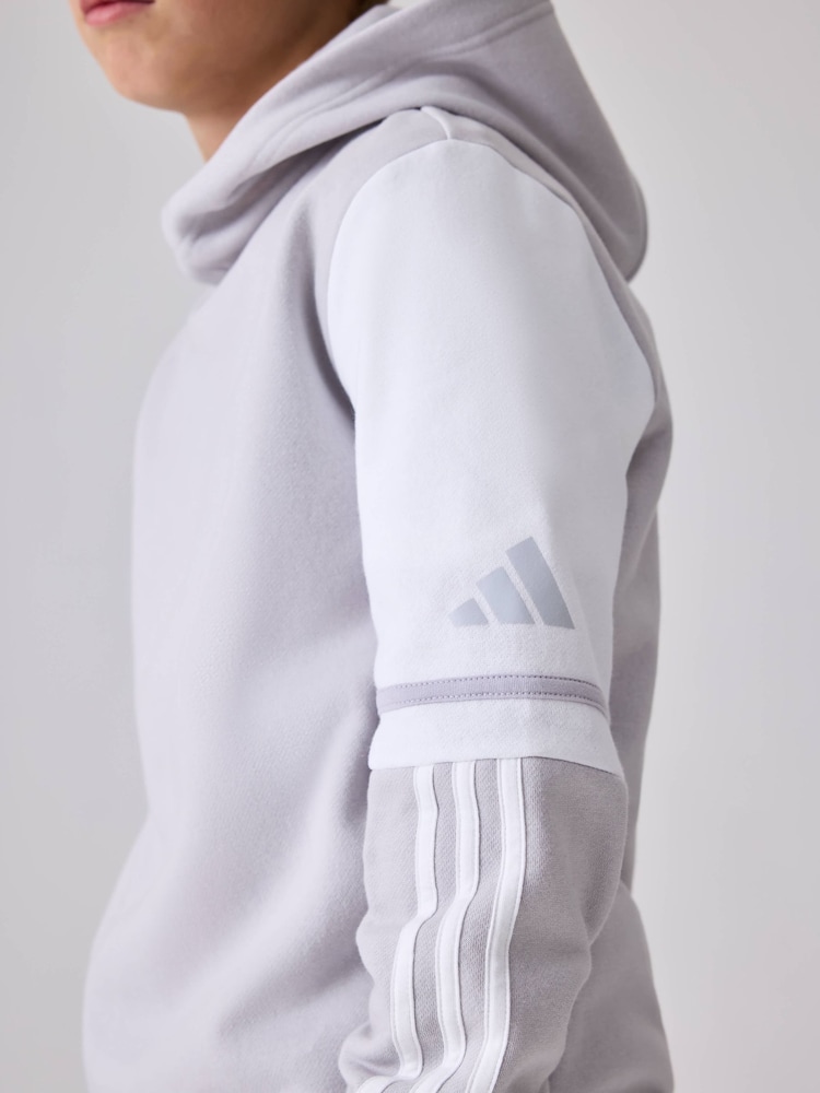 adidas Grey Squadra 25 Hoodie - Image 4 of 4