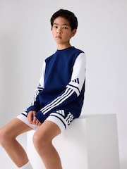 adidas Blue Squadra 25 Sweatshirt - Image 4 of 6