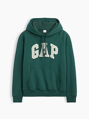 Gap Dark Green Relaxed Logo Hoodie - Image 5 of 5