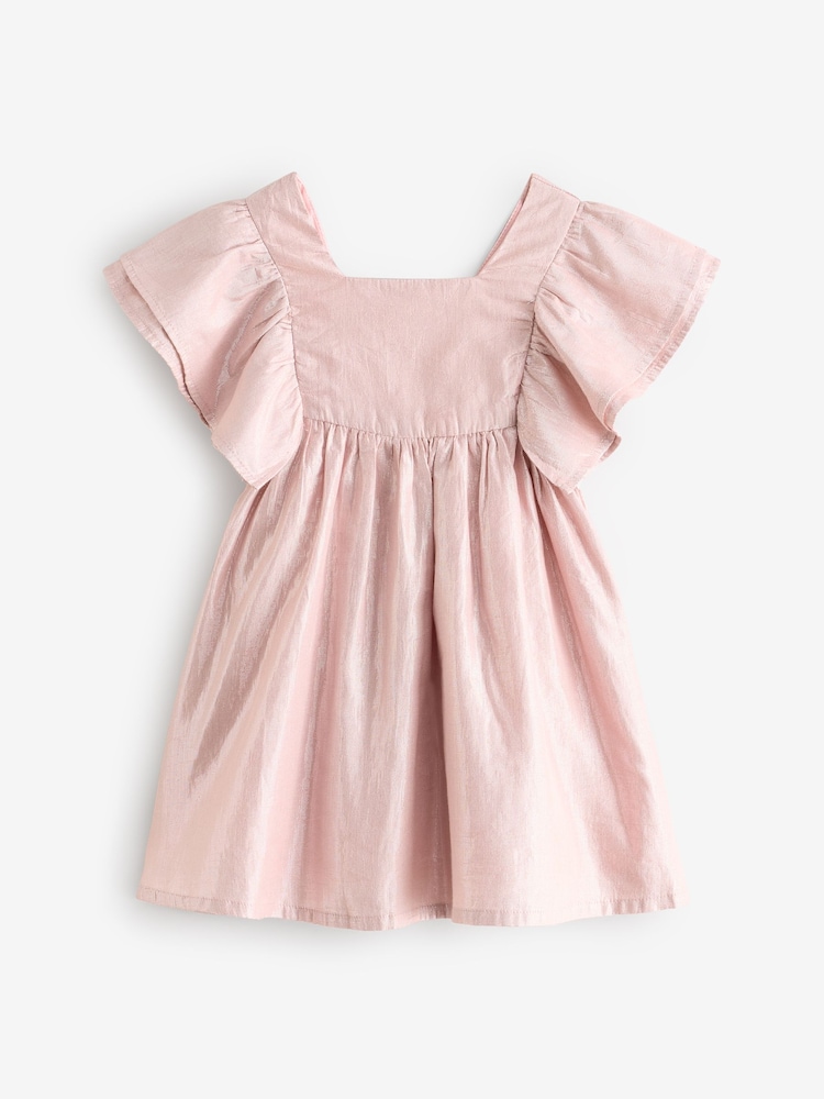 Pink Shimmer Party Dress (3mths-8yrs) - Image 5 of 8