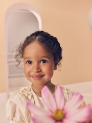 Ivory Taffeta Ruffle Party Dress (3mths-8yrs) - Image 4 of 8