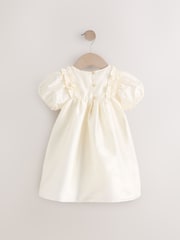 Ivory Taffeta Ruffle Party Dress (3mths-8yrs) - Image 6 of 8