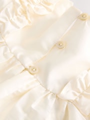 Ivory Taffeta Ruffle Party Dress (3mths-8yrs) - Image 8 of 8