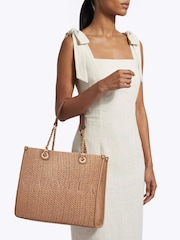 Carvela Natural Sorrento Midi Raffia Bag - Image 1 of 5