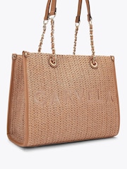 Carvela Natural Sorrento Midi Raffia Bag - Image 3 of 5