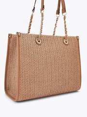 Carvela Natural Sorrento Midi Raffia Bag - Image 4 of 5