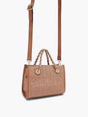 Carvela Natural Sorrento Mirco Raffia Bag - Image 3 of 5
