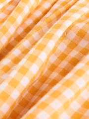 Yellow Check Relaxed Summer Dress (3mths-8yrs) - Image 7 of 8