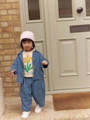 Denim 100% Cotton Jacket T-Shirt And Trousers Set (3mths-8yrs) - Image 1 of 10