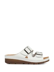 Pavers White Pavers Adjustable Black Mule Sandals - Image 3 of 6