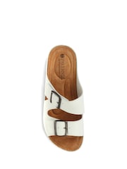 Pavers White Pavers Adjustable Black Mule Sandals - Image 5 of 6
