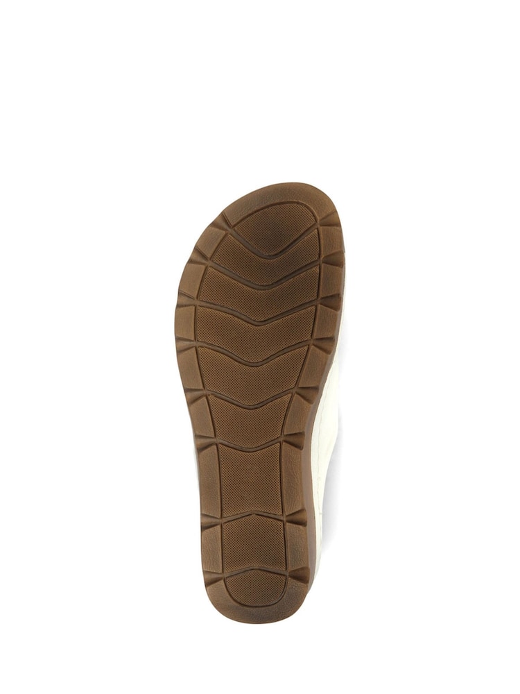 Pavers White Pavers Adjustable Black Mule Sandals - Image 6 of 6