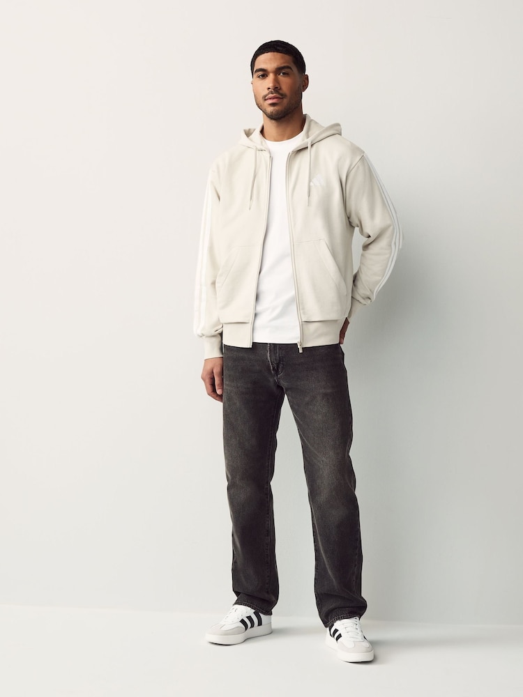 adidas 3-Stripe Full Zip Hoodie - Image 1 of 4