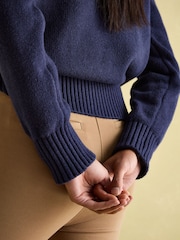 Joules Cracking Navy Intarsia 4x4 Jumper - Image 3 of 8