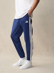adidas Blue Essentials 3-Stripes Woven Joggers - Image 1 of 7