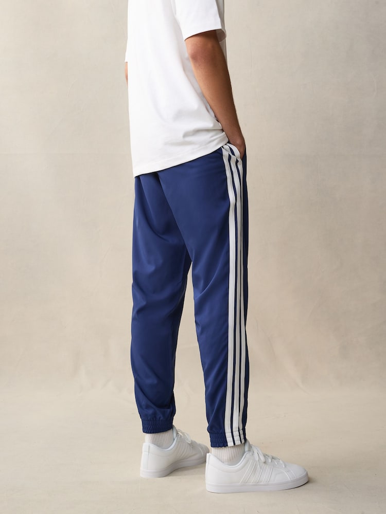 adidas Blue Essentials 3-Stripes Woven Joggers - Image 2 of 7