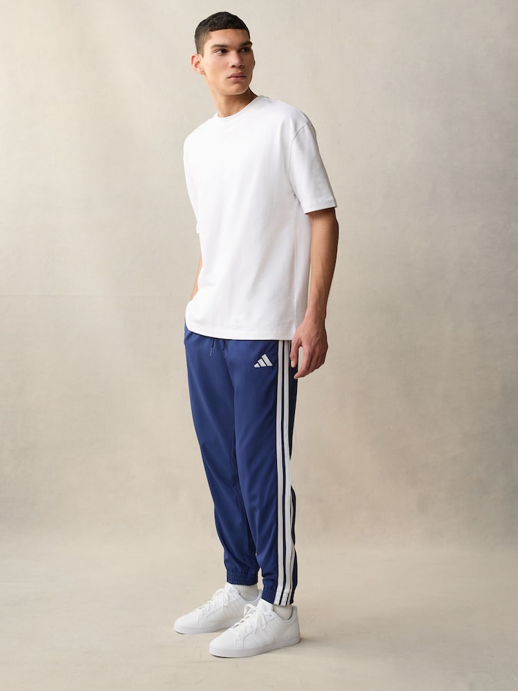 adidas Blue Essentials 3-Stripes Woven Joggers - Image 3 of 7