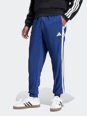 adidas Blue Essentials 3-Stripes Woven Joggers - Image 4 of 7