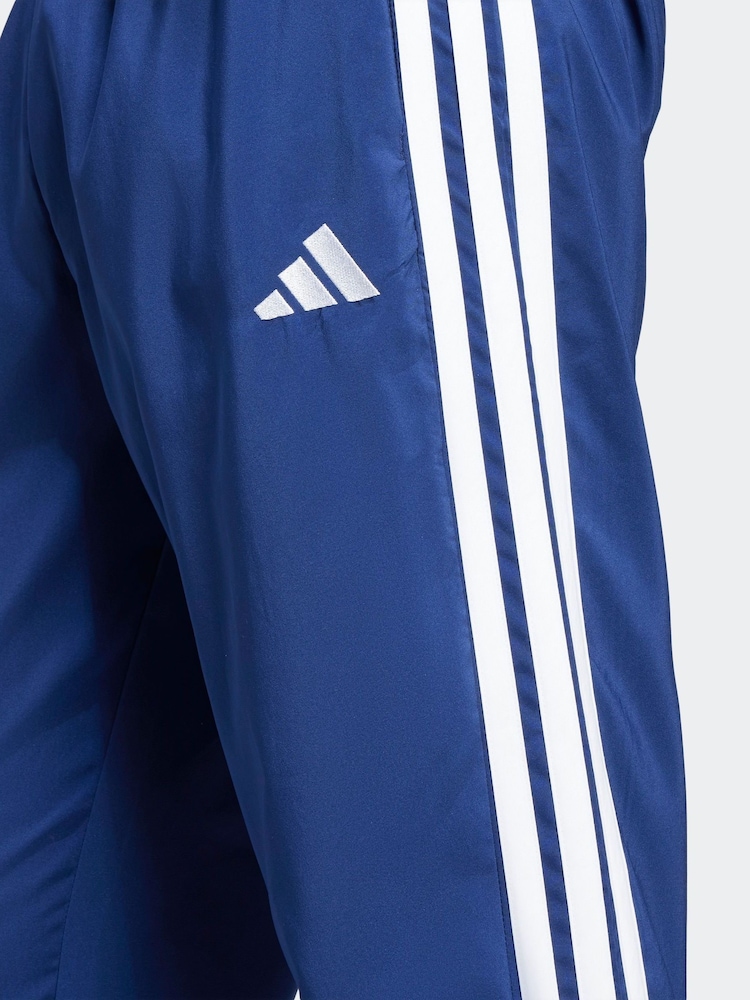 adidas Blue Essentials 3-Stripes Woven Joggers - Image 5 of 7