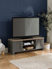 Birlea Dark Grey Highgate Large TV Unit - Image 1 of 5