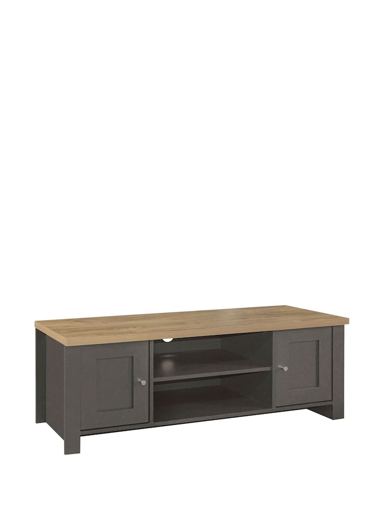 Birlea Dark Grey Highgate Large TV Unit - Image 5 of 5 Birlea Dark Grey Highgate Large TV Unit - Image 5 of 5