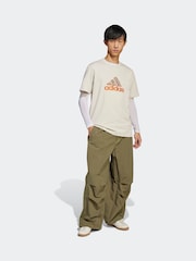 adidas Originals Cream Graphic T-Shirt - Image 3 of 6