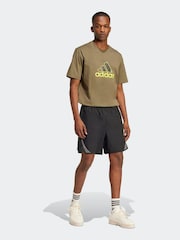 adidas Originals Green Graphic T-Shirt - Image 3 of 6