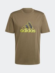 adidas Originals Green Graphic T-Shirt - Image 6 of 6