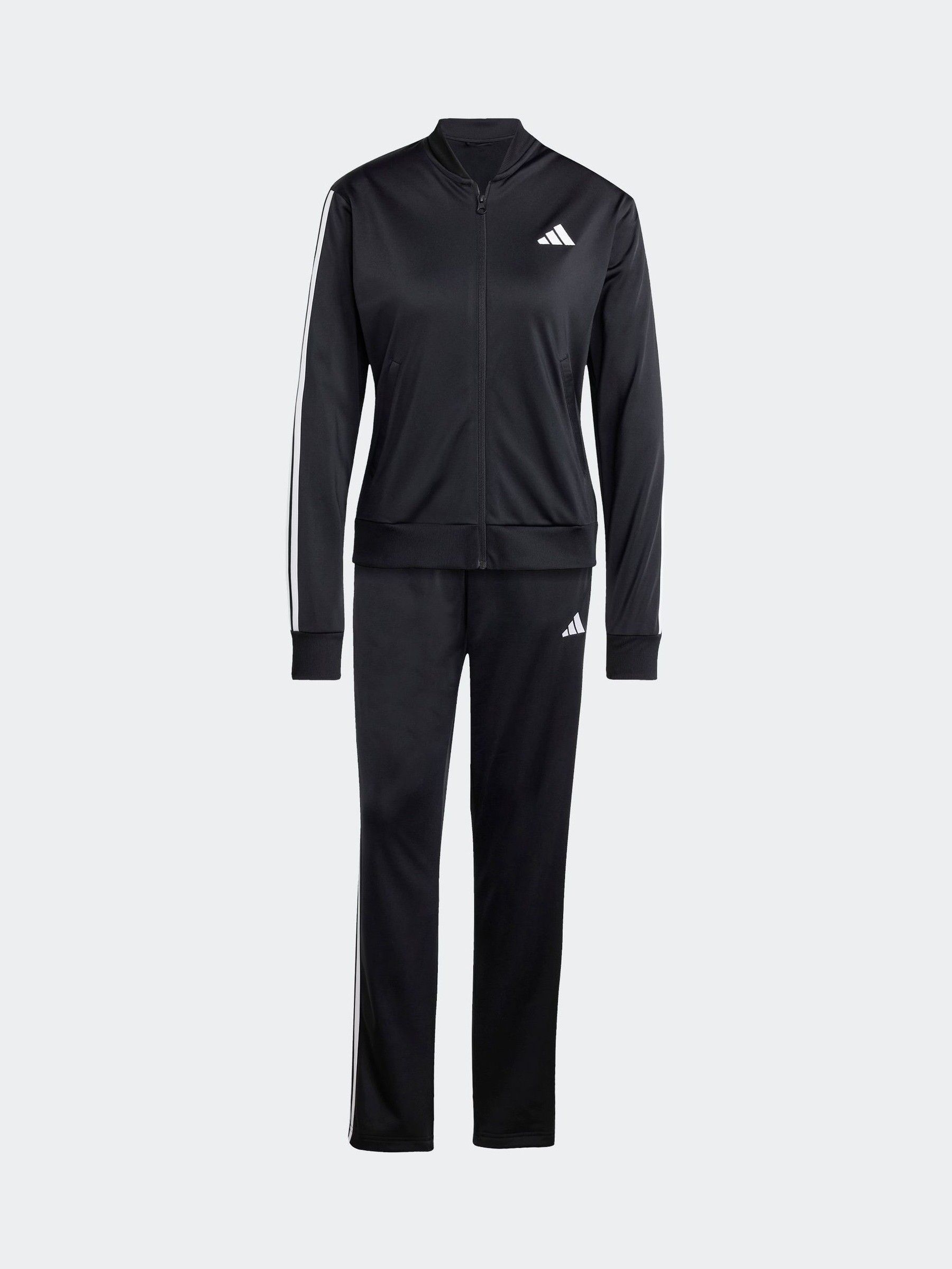Buy adidas Black Essentials 3-Stripes Tracksuit from Next USA
