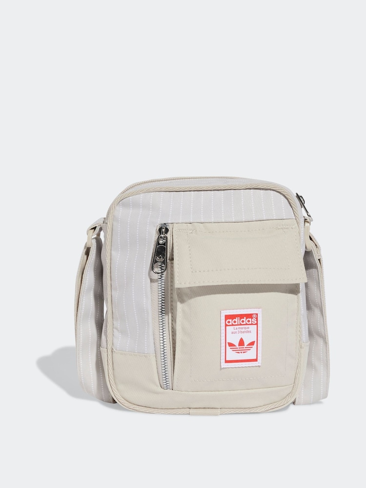Gris - adidas Originals Wasbash Crossbody Bag - Imagen 1 de 5