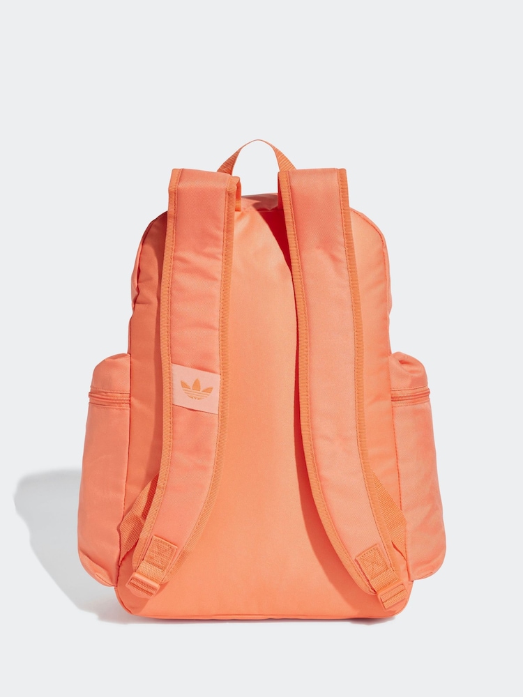 adidas Originals Orange Adicolour Backpack - Image 2 of 5 adidas Originals Orange Adicolour Backpack - Image 2 of 5