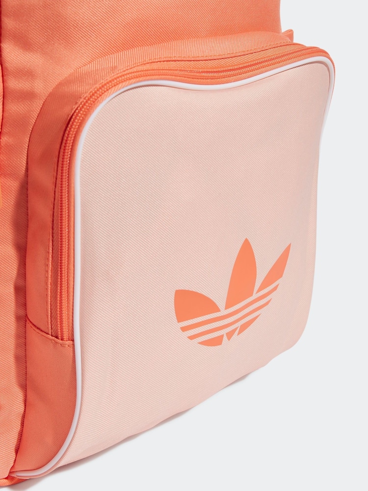 adidas Originals Orange Adicolour Backpack - Image 4 of 5