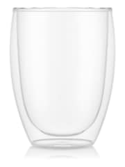 Bodum Set of 2 Clear Pavina Double Wall Medium Glasses 0.35L - Image 3 of 3