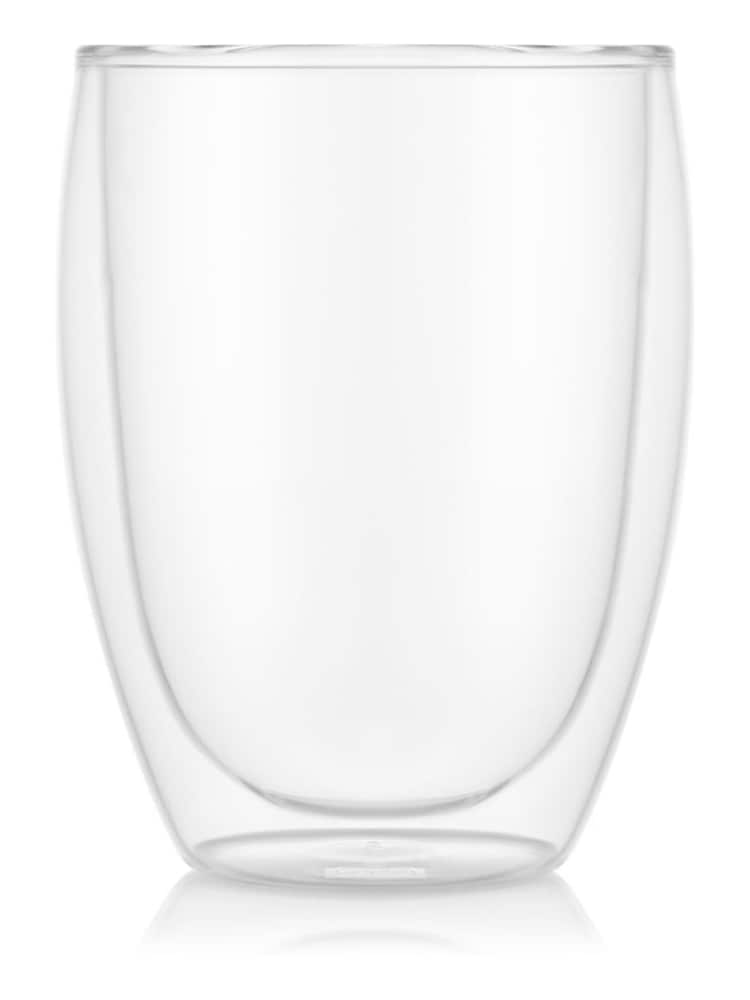 Bodum Set of 2 Clear Pavina Double Wall Medium Glasses 0.35L - Image 3 of 3 Bodum Set of 2 Clear Pavina Double Wall Medium Glasses 0.35L - Image 3 of 3