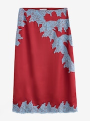 Marrone - Gonna a giglio in pizzo rosa Never Fully Dressed - Immagine 5 di 5