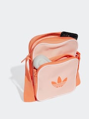 adidas Originals Orange Adicolour Classic Festival Crossbody Bag - Image 3 of 5