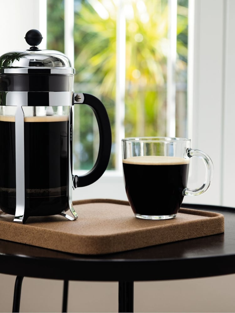 Bodum Chrome Caffettiera French Press Coffee Maker 8 Cup 34oz - Image 1 of 5 Bodum Chrome Caffettiera French Press Coffee Maker 8 Cup 34oz - Image 1 of 5