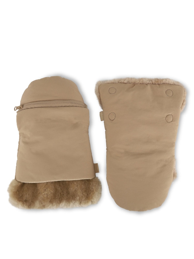 Natural - Manoplas para cochecito Nadia de Just Sheepskin para mujer - Imagen 2 de 4 Natural - Manoplas para cochecito Nadia de Just Sheepskin para mujer - Imagen 2 de 4