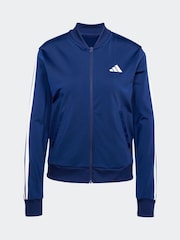 adidas Blue Essentials 3 Stripes Tracksuit - Image 11 of 12