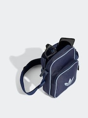 adidas Originals Blue Adicolour Classic Festival Crossbody Bag - Image 3 of 5