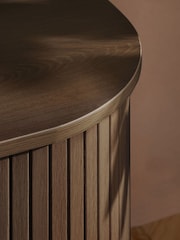 Birlea Walnut Effect Axel Small Fluted TV Unit - Image 6 of 9