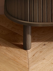 Birlea Walnut Effect Axel Small Fluted TV Unit - Image 7 of 9